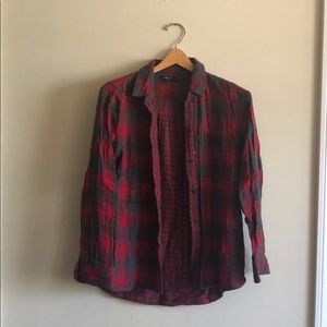 Madewell flannel button down with pockets
